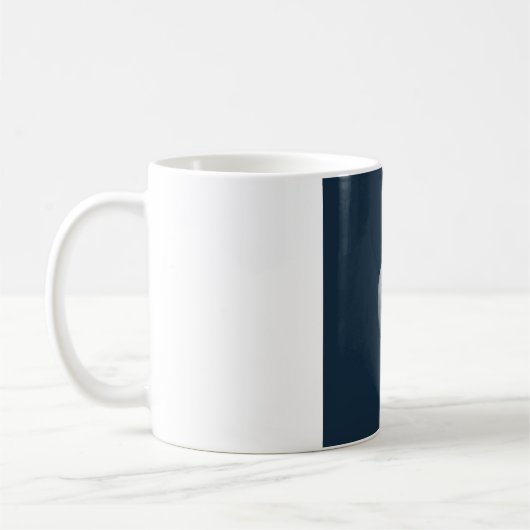 Weichwasserfarbiger Mondphasen-Becher - Tiefes Nav Kaffeetasse (Links)