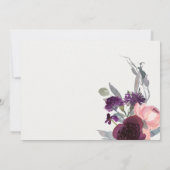 WEICHWEICHEN MACHEN LILA WASSERFARBFLÄCHEN AUS LIL DANKESKARTE (Rückseite)