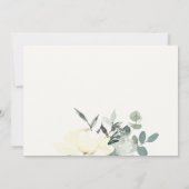 WEICHWEISSE, WEISSE FLORA BUNCH ERSTE HOLZGEMEINSC DANKESKARTE (Rückseite)