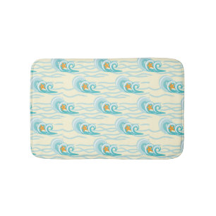 Weichwellenmuster Badematte