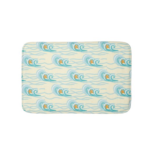 Weichwellenmuster Badematte (Vorderseite)