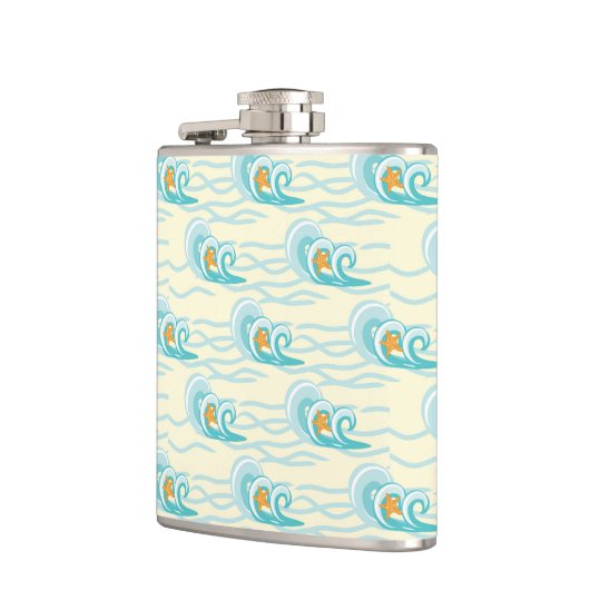 Weichwellenmuster Flachmann (Links)