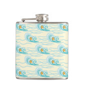 Weichwellenmuster Flachmann (Vorderseite)