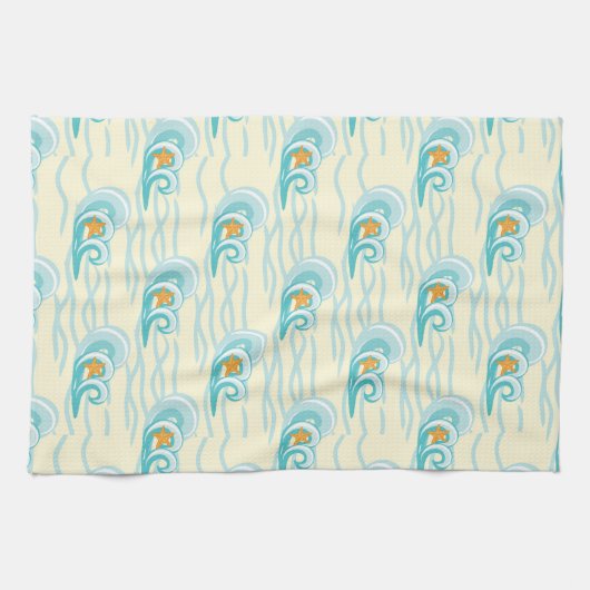 Weichwellenmuster Handtuch (Horizontal)