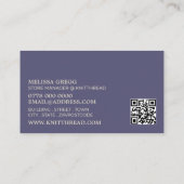 Weichwolle, Nitrat-Store, Garnspeicher Visitenkarte (Rückseite)