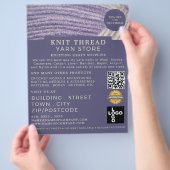 Weichwolle, Nitting Store, Werbung im Garnspeicher Flyer (Hand)