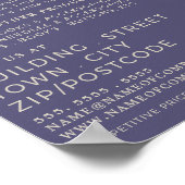 Weichwolle, Nitting Store, Werbung im Garnspeicher Poster (Ecke)