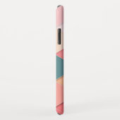 Weichzeichne farbige Dreiecke Case-Mate iPhone Hülle (Hinten/Rechts)