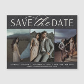 Weichzeichnen | 3 Foto Zeitschrift speichern Magnetkarte (Vorderseite)