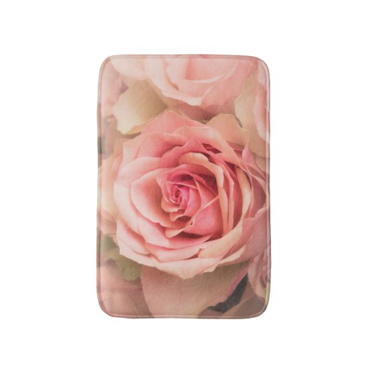 Weichzeichnen der Rose Badematte (Vorderseite Vertikal)