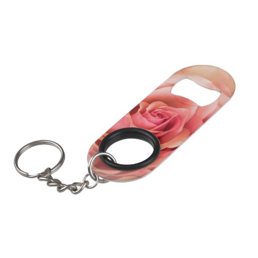 Weichzeichnen der Rose Mini Flaschenöffner (Vorderseite Schrägansicht)