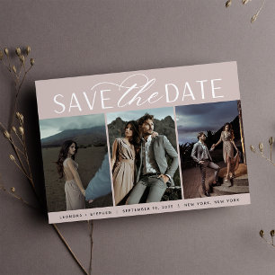 Weichzeichnen   Dreier-Foto-Hochzeit Save The Date