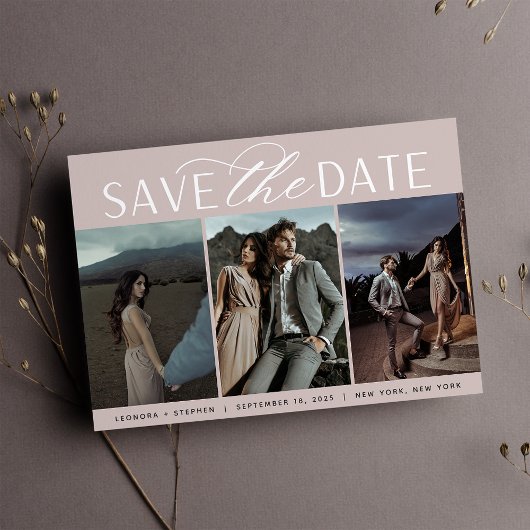 Weichzeichnen | Dreier-Foto-Hochzeit Save The Date