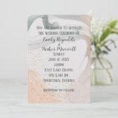 Weichzeichnen Einladung (Stehend Vorderseite)