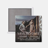 Weichzeichnen | FOTO SAVE THE DATE Magnet (Vorderseite/Rückseite)