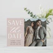 Weichzeichnen | Hochzeit von Single Foto Save The Date (Stehend Vorderseite)