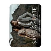 Weichzeichnen | Horizontales Foto Save the Date Magnet (Vertikal)