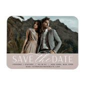Weichzeichnen | Horizontales Foto Save the Date Magnet (Horizontal)