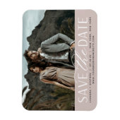 Weichzeichnen | Horizontales Foto Save the Date Magnet (Vertikal)