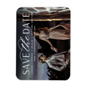Weichzeichnen | Horizontales Foto Save the Date Magnet (Vertikal)