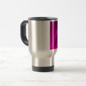 Weichzeichnen rosa Design Reisebecher (Vorderseite Links)