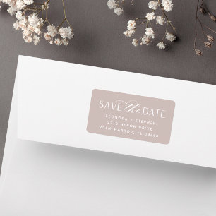 Weichzeichnen   SAVE THE DATE RÜCKSENDEADRESSE Adressaufkleber