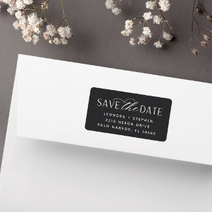 Weichzeichnen   SAVE THE DATE RÜCKSENDEADRESSE Adressaufkleber