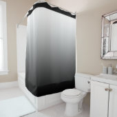 Weichzeichnen - Schwarz-weiß + Ihre Ideen Duschvorhang (Beispiel)