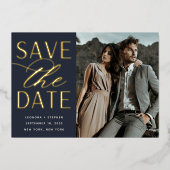 Weichzeichnen | SINGLE FOTO SAVE THE DATE Folieneinladung (Vorderseite)