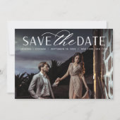 Weichzeichnen | Single Horizontal Foto Wedding Save The Date (Vorderseite)