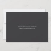 Weichzeichnen | Single Horizontal Foto Wedding Save The Date (Rückseite)