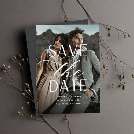 Weichzeichnen | Single Vertikale Foto Hochzeit Save The Date