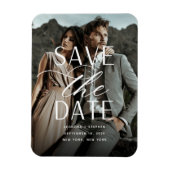 Weichzeichnen | Vertikales Foto Save the Date Magnet (Vertikal)