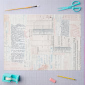 Weichzeichnen Vintag Seidenpapier (Basteln)