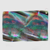 Weichzeichner aus psychedelischer Woody, digital r Golfhandtuch (Horizontal)