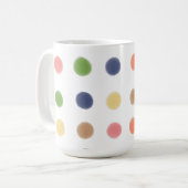 Weichzeichner Originelles, zeitgemäßes Farbmuster Kaffeetasse (Vorderseite Links)