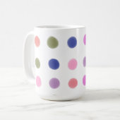 Weichzeichner Originelles, zeitgemäßes Farbmuster Kaffeetasse (Vorderseite Links)