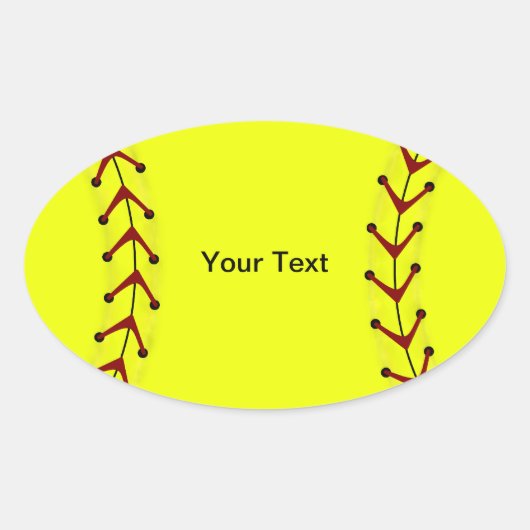 Weichzeichner Ovaler Aufkleber (Vorderseite)