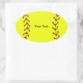 Weichzeichner Ovaler Aufkleber (Tasche)