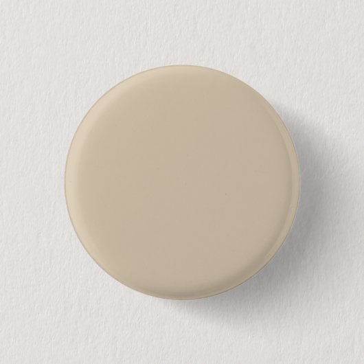 Weichzeichner Tan Solid Color Button (Vorderseite)