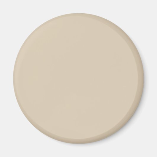 Weichzeichner Tan Solid Color Magnet (Vorne)