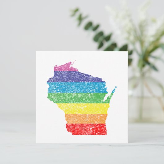 Weiconsin Einladung (Stehend Vorderseite)