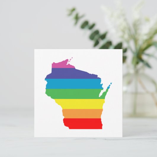 Weiconsin Einladung (Stehend Vorderseite)