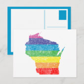 Weiconsin Postkarte (Vorne/Hinten)