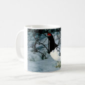 Weide-Alpenschneehuhn Kaffeetasse (Vorderseite Links)