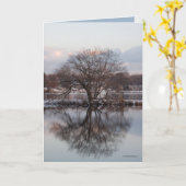 Weide als Weltbaum Karte (Gelbe Blume)