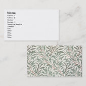 Weide-Ast, Tapetenentwurf, 1874 (Tapete) Visitenkarte (Vorne/Hinten)