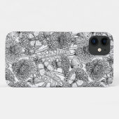 Weide aus Lüstern in Schwarz und Weiß Case-Mate iPhone Hülle (Rückseite (Horizontal))