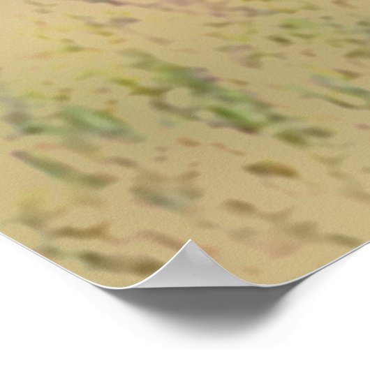 "Weide aus weißem Schwanz" Poster (Ecke)