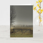 Weide Autumns Karte (Gelbe Blume)